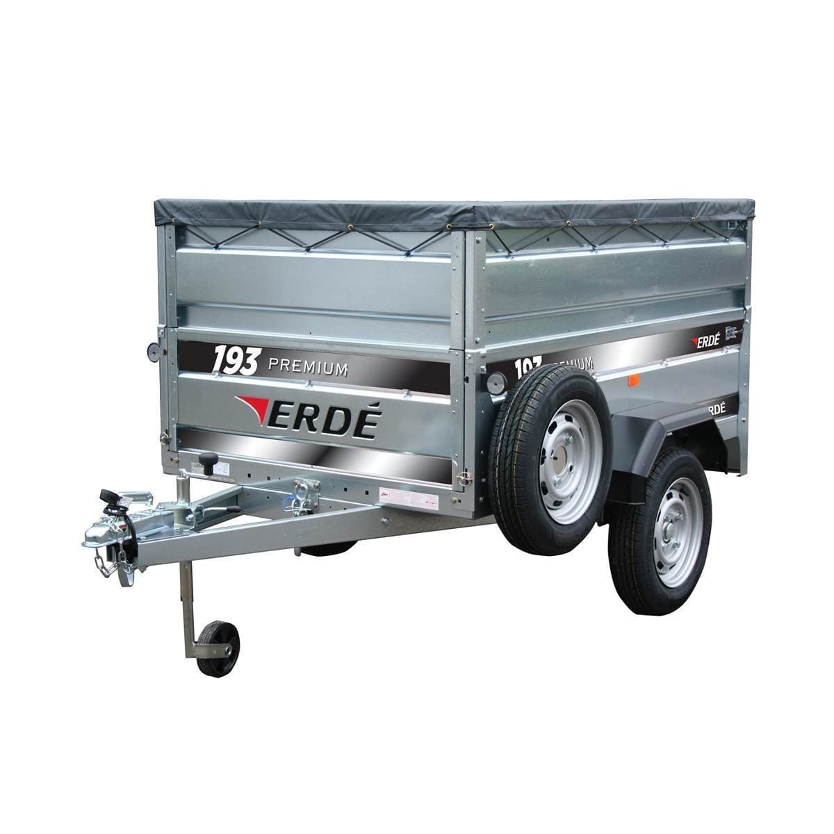 193 Premium ERDE · 5 accessoires inclus · caisse basculante